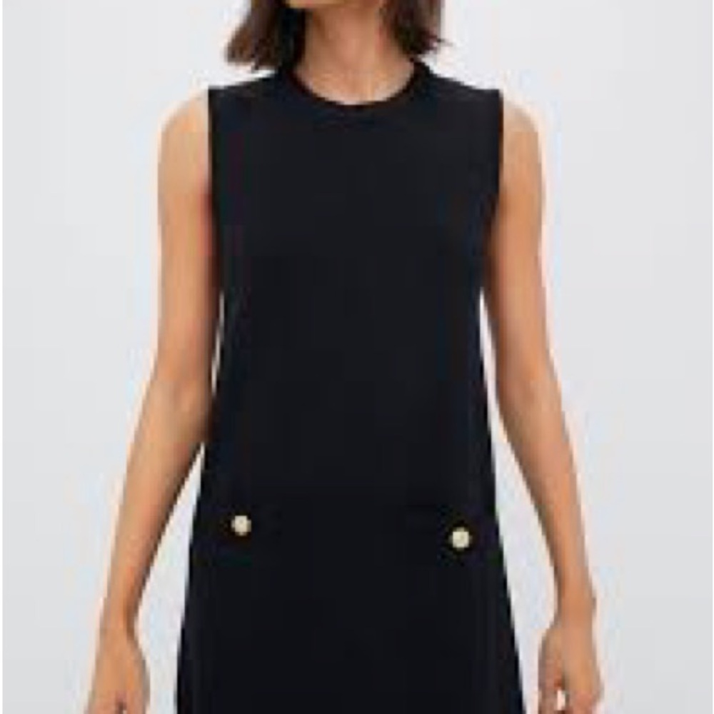 NWT Pomander Place Black Sleeveless Dress